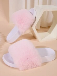 Nuevas zapatillas de moda para mujeres, estilo hada, informales, antideslizantes, antiolor, ligeras, de peluche, para usar en casa y en fiestas, aptas para todas las estaciones