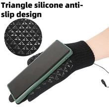 电热手套，电热骑行手套，可触摸工作手套，USB电热保暖手套，电热保暖手套，温暖您的整个双手。 - 彩色 - 查看 6