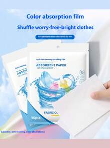 Anti Cross Dyeing Laundry Absorbent Sheet, Washing Machine Anti Cross Color Laundry Sheet, Family Pack, Thickened Mixed Washing Paper, Laundry Paper, Anti Dyeing Paper - Anti-staining Laundry Anti-staining Color Absorbing Tablets - View 2