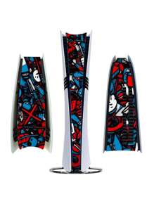 1 miếng dán bảo vệ tùy chỉnh cho máy chơi game Pro Console, miếng dán PVC chống vân tay, chống trầy xước, tương thích với phiên bản Pro Disc Edition và phiên bản kỹ thuật số - nhãn dán chuyên nghiệp - Xem 15