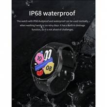 Rolls Timi 蓝牙通话智能手表 IP68 防水多种运动模式 24 小时心率血压血氧睡眠监测消息推送高清蓝牙音乐手表兼容 Iphone Android - 彩色 - 查看 6