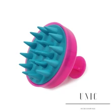 Anti-Hair Loss Silicone Hair Massage Brush - 藍色 - 查看 1