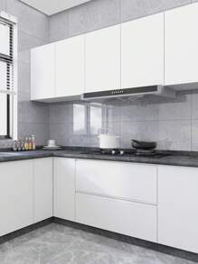 10 bucăți de panouri decorative de perete de bucătărie cu model de marmură, (15,74*31,49 inci), impermeabile și rezistente la ulei, ușor de curățat, rezistente la temperaturi ridicate, decojite și lipicioase, pot fi folosite pentru decorarea sufrageriei dormitorului, decorarea bucătăriei și a băii. - Multicolor - Vizualizare 19