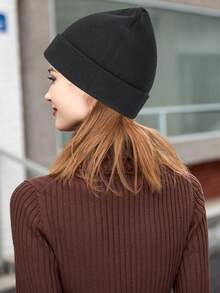 1 Set Winter Knit Hat, Neck Warmer Scarf And Touch Screen Gloves, Solid Color Unisex Outdoor - Warm Touch Screen Gloves, Thick Cycling, Outdoor Essential Set