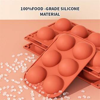 Silicone Hot Chocolate Bomb Mold Medium Semi Sphere Silicone Mold Half Sphere Silicone Baking Molds For Making Chocolate, Cake, Jelly, Dome Mousse Mold