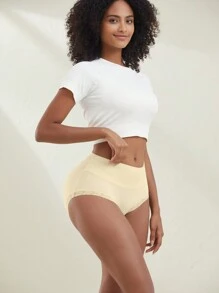 10 PCS Women Underwear High Rise Breathable Seamless Briefs Panties For Women Regular Plus Size, Soft And Skin-Friendly, Wear-Resisting