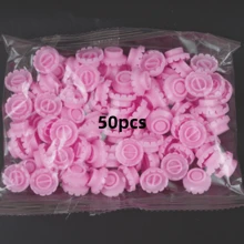 Wholesale Disposable Eyelash Glue Fan Cup Rings Holder Container Tattoo Pigment Eyelash Extension Tools Lash Supplies