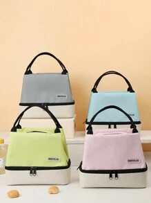 Custom Name Lunch Bag, Lunch Tote, Personalized Insulated Lunch Bag, Monogrammed Lunch Cooler Bag, Gift For Her