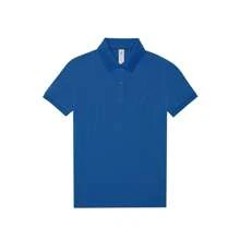 B&C Womens/Ladies My 180 Polo Shirt (Royal Blue) - 100% Ringspun Cotton - Royal Blue - View 1