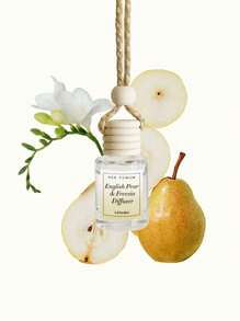 1/2/3/4 件车载空气悬挂式香薰油扩散器，汽车空气清新剂扩散器，用于精油香味香薰香薰汽车扩散器，持久车载扩散器，万圣节礼物，圣诞节礼物，英国梨和小苍兰，野风铃草，薰衣草 - 0.27oz/pc - 查看 2