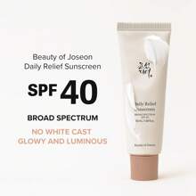 Protector solar de alivio diario para el rostro, hidratante solar con amplio espectro FPS 40, protector solar coreano para el cuidado de la piel, 50 ml, 1,69 onzas líquidas