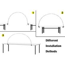 AMIBOX 12Ft Adjustable Balloon Arch Stand Kit, Reusable Table Balloon Arch Kit High Strength Glass Fiber Pole For DIY Party Wedding Birthday Shower Decorations - Black - View 10