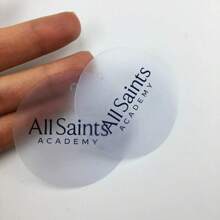 50-200 PCS Custom Frosted PVC Hang Tags With Nylon String, Luxury Printed Plastic Swing Tags Clothing Labels Garment Hang Tags, Waterproof Plastic Labels - 2.2 Inches - View 6