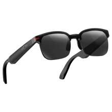 EIGIIS 1pc Smart Glasses, Wireless 5.0 Built-In Mic & Speakers, Support Outdoor Sports, Music Control, Wireless Answer/Making Calls, Long Battery Life, Rechargeable Lithium Battery-Polymer, USB Charging