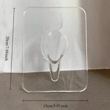 1 pièce Vase à fleurs en acrylique, décoration florale pour le salon, vase hydroponie pour fleurs, pièce de décoration transparente, vase cadre en acrylique, support de fleurs hydroponique, vase à fleurs transparent, décoration de bureau/chambre d'hôtes, décoration de maison, décoration de chambre, cadeau d'art créatif