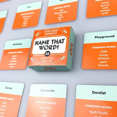 Quick Thinking, Fast Talking! If Your Partner Guesses Correctly, You Get A Point. A "Battle Of Wit And Luck" Tabletop Card Game - Exclusive Mini Card Game Version Suitable For Any Occasion.