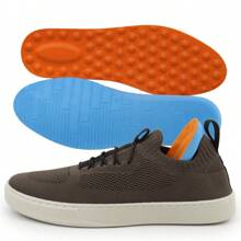 KnitFest Men's Casual Shoes Stitched Sole With Gel Insole Prime Shipping - Đan-Nâu - Xem 3