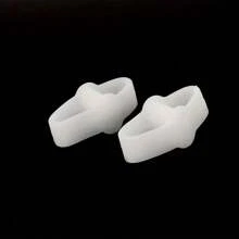 1 par Separador de Polegar de Silicone com Anel Duplo Que Vira para Fora, de Ponta a Separador, Separador de Sobreposição de Polegar para Uso Diário