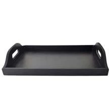 Low Edge Coffee Corner Tray - Black - View 4