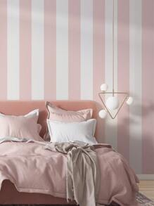 SUPSTICKER 1pc Pink Stripe & Light Brown Pine Print Self-Adhesive Wallpaper, Easy Clean Moisture-Proof Removable Surface, Home Decor Sticker Applicable To Kitchen, Bathroom, Bedroom, Living Room, Cabinet, Wardrobe, Stairs, Door, 3 Sizes Available: 47.24x15.75inch/120*40cm, 118.11*15.75inch/300*40cm, 196.85*15.75inch/500*40cm Gifts Birthday Graduation Room Decor Wall Decor Stuff Living Room Decor House Decor Home Decor Living Room Wall Paper Stickers Wall Stickers Wall Sticker