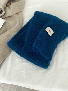 Women Knitted Scarf, Soft & Cozy Knitted Thick Warm Scarf, Suitable For Winter, For Students