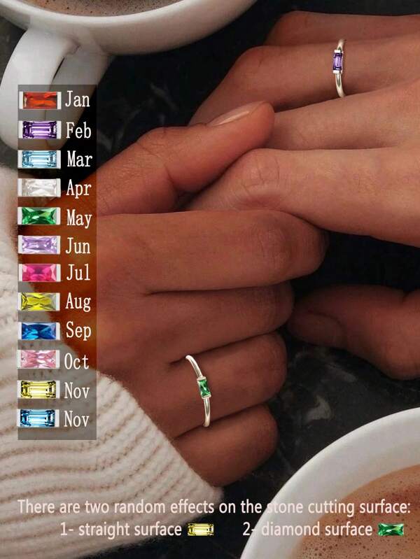 FOREVER QUEEN 1PC Anel de prata esterlina S925, pedra de nascimento de dezembro para mulheres, anel versátil clássico requintado, presente de joia, presente de Natal, anéis masculinos e femininos para dar às mães, dar às irmãs, dar às namoradas