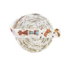 Bristlegrass Print Fold Over Elastic FOE 5/8" 3/4" 15mm 20mm Cartoon Dog Cat Heart Dot Satin Spandex Band Webbing Tape Headband Hair Tie Bracelet Dress Sewing Trim