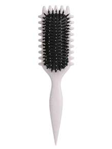 Hair brushes-EU Bộ 4 lược tạo kiểu tóc xoăn - Bao gồm lược tạo kiểu, lược viền tóc, lược tạo độ phồng và lược đuôi nhọn, thích hợp để làm mượt tóc xoăn, chia ngôi và tạo kiểu tóc suôn mượt, dùng được tại nhà và salon. - Nhiều màu - Xem 16