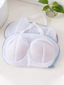 2 piezas/1 pieza Bolsa para lavar sostenes, bolsa de red anti-deformación para lavadora, bolsa de malla protectora para lavar sostenes, prendas delicadas e íntimas - Multicolor - Ver 2