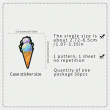 50pcs Cute Cartoon Sticker, Kawaii Handmade Creative Children Doodle Decoration Stickers For Skateboard, Guitar, Notebook,Graffiti Stickers,Stickers,Spring Decoration Items Refresh Your Home,Rama Decoration Stickers - Multicolor - View 2
