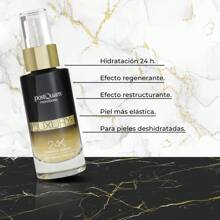 PostQuam Siero Facciale Per Donne 24K Luxury Gold Essence Anti-Rughe Con Effetto Tensore Con Acido Ialuronico E Oro Colloidale - Fornisce Idratazione, Ridensificazione Delle Linee Di Espressione E Luminosità - Siero Adatto A Tutti I Tipi Di Pelle - 30 Ml - Consegna in 3-5 Giorni