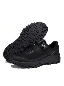 baasploa 1 pereche de cizme de drumeție pentru bărbați, pantofi de drumeție cu cataramă pivotantă, ușoare, antiderapante, pantofi de exterior pentru bărbați, toamna și iarna, pantofi sport de marcă pentru bărbați