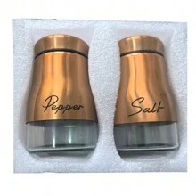 2 / 1 pezzo Barattoli di vetro per condimenti, contenitori per spezie, vasetti per barbecue, contenitori per sale e pepe, organizer per utensili da cucina