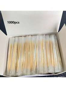 1000 Pieces/Pack Of Individually Packaged Disposable Bamboo Sticks, Portable Bamboo Sticks, And Family Banquet Bamboo Sticks