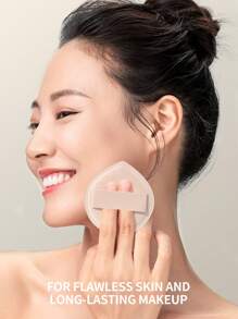 MAANGE 9Pcs Professional Facial Makeup Tools With 7pcs Facial Makeup Brushes&2pcs Powder Puff Accessories,Soft Foundation Brush Blush Brush Contour Brush Concealer Brush Eyeshadow Brush,Makeup Tools With Soft Fiber For Easy To Carrying,Set For Travel,Gift For Women&Girls - 杏色 - 查看 8