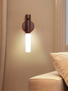 Applique murale à détection de mouvement LED, lampe murale à détection de mouvement intelligente, veilleuse portable amovible magnétique, contrôle par capteur intelligent, maison, veilleuse de camping portable, veilleuse de camping magnétique, lampe à capteur, veilleuse à détection de mouvement humain, chargement de type C, veilleuse intelligente, convenant pour le couloir, la chambre, l'armoire, le comptoir, les escaliers, le placard, la table de chevet