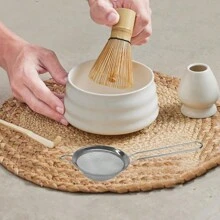 5pcs/Set Matcha Set- Matcha Whisk And Bowl- Matcha Tea Set- Matcha Bowl (Matcha Cup), Bamboo Whisk, Matcha Scoop, Matcha Whisk Stand (Chasen Holder)- The Perfect Matcha Kit For Matcha Tea Ceremony