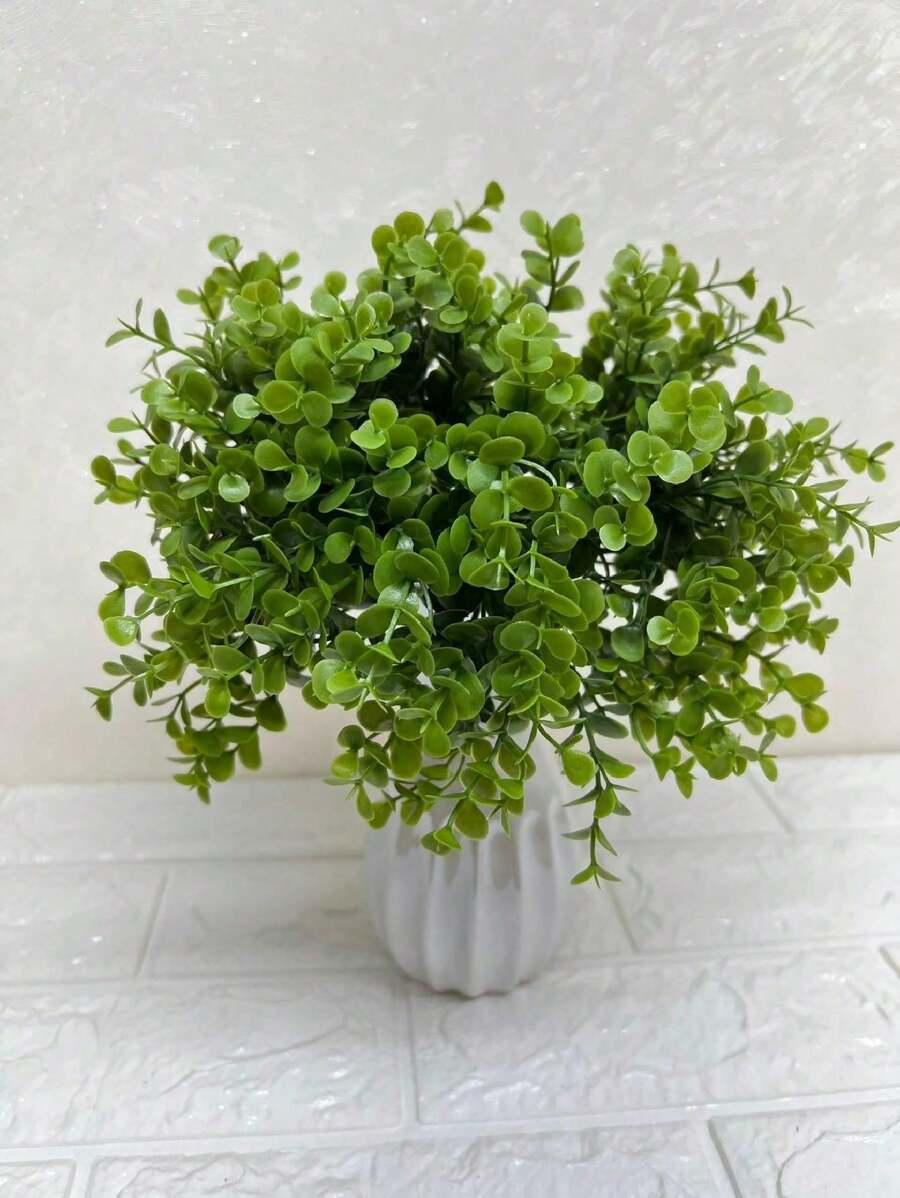 Kit Of 6 Artificial Foliage Branches 24cm - màu xanh lá - Xem 1