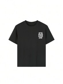A Collection Ofschildren's Casual Printed Round Neck Pullover Short-Sleeved T-Shirts For Summer Students - Natural T-Shirts For Every Young Explorer Kids Clothes Boys Graphic Tees