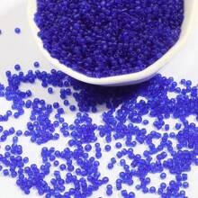 4mm 300pcs Transparent Glass Seed Beads,Small Craft Beads,Small Beads,Pony Beads,Mini Spacer Beads, Loose Beads, Craft Small Glass Beads For For Jewelry Making For DIY Craft