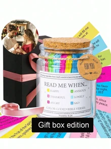 Frasco de la esperanza, léeme como un versículo bíblico, frasco de emociones y sentimientos, regalo del Día de la Madre, frasco de inspiración diaria de oraciones y escrituras, regalo cristiano para mujeres