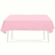 1/2 Stücke 54x108 Zoll Einweg-Kunststoff-Tischdecke - rosa & blaue rechteckige Tischdecke perfekt für Gender Reveal, Geburtstags- und Feierlichkeiten, wasserfest, fettabweisend