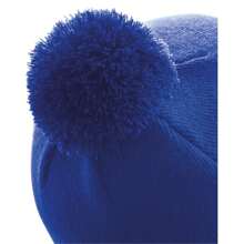 Beechfield Original Pom Pom Beanie (Bright Royal Blue) - 100% Acrylic - 藍色 - 查看 2