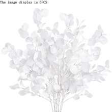 1 Stück / 3 Stücke künstliche Eukalyptus Blätter, simulierte Grünpflanzen für DIY Blumenwand, Szenengestaltung, Wohnzimmer und Schlafzimmer Vase Blumenarrangements, Hochzeit, Party Dekoration, Schreibtisch Füllmaterial. Herbst und Frühling Blatt Ernte, Raumdekoration, Heimdekoration, Küchendekoration, Hochzeitsdekoration, Tischdekoration, Tischaufsätze, Bürodekoration, Gartendekoration, Outdoor Deko Geschenke Geburtstag Abschluss