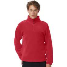 Mens Highlander+ Quarter Zip Fleece Top (Red) - 300gsm 100% Polyester - Red - View 2