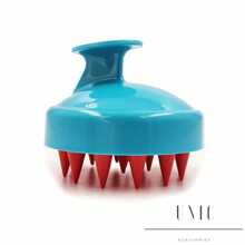 Anti-Hair Loss Silicone Hair Massage Brush - 橘色 - 查看 2
