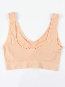 3pcs/Set Bra Olahraga Ringan Tanpa Jahitan, Nyaman, dan Tanpa Bantalan untuk Wanita - MultiWarna - View 6