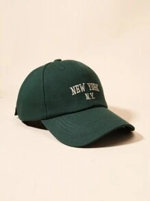 1pc Women's Baseball Cap For Femeal New York Embroidery Sunscreen Top Snapback Sun Hat Sunscreen Sports And Leisure Hat Street