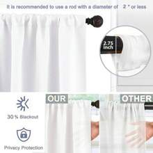 2 pezzi di tende semi-trasparenti in stile vintage con stampa digitale a tema cavallo, in tessuto di poliestere, adatte per soggiorno, cucina, camera da letto, studio, bagno, hotel, sala da pranzo, atrio di casa - Castano - Visualizzare 5