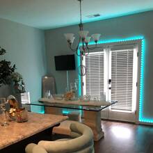 RGB LED Smart Lights With 25/50/100/130/200 Feet, Application And Remote Control, Christmas, Halloween Decorations, Suitable For Family And Friends Reunion, Bedroom, Atmosphere Creation, Party Holiday Decorations.